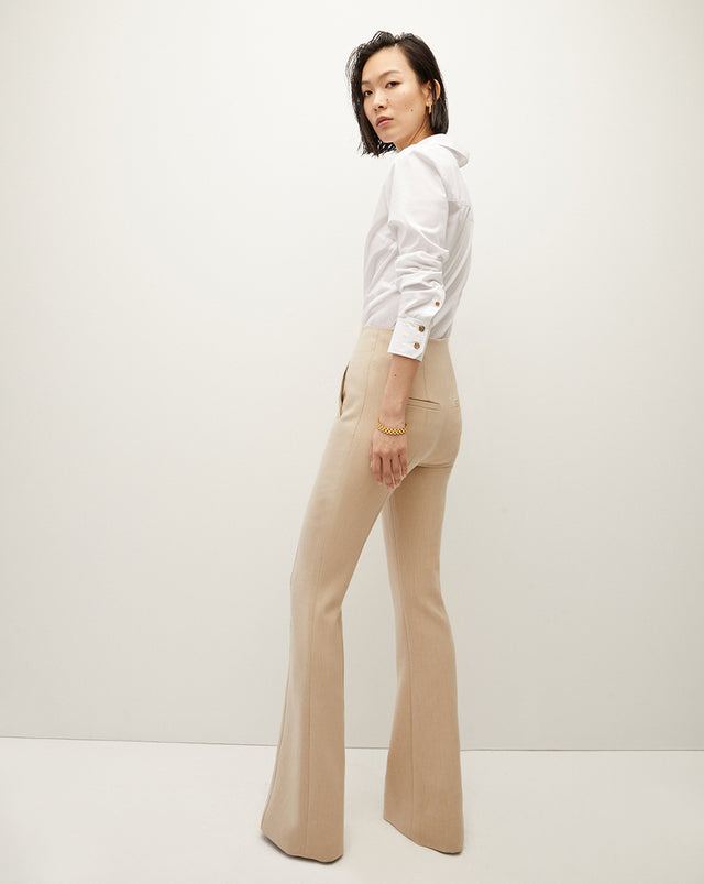 Libby Poplin Button-Down Shirt - White - 4