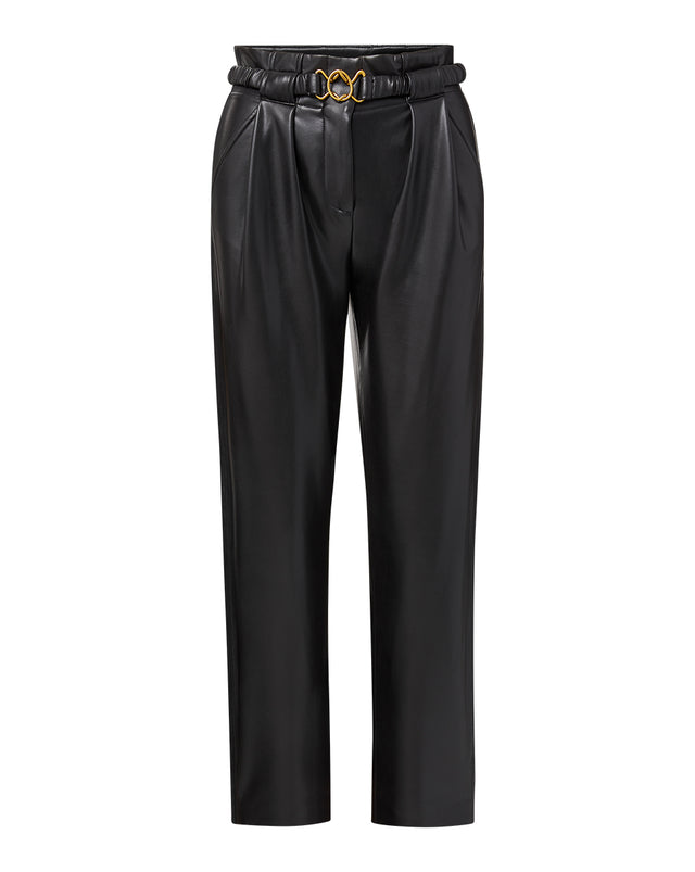 Coolidge Vegan Leather Pant - Black - 6