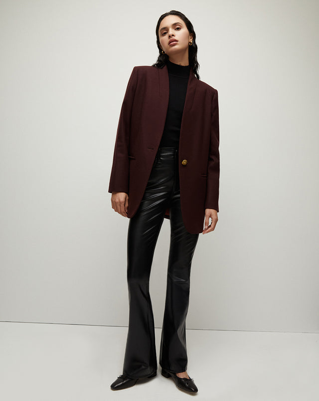 Tal Wool-Cashmere Dickey Coat