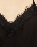 Veronica Beard Ciarlo Lace-Trim Top - Black