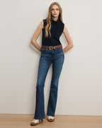 Veronica Beard Mazzy Cashmere Sleeveless Sweater - Navy