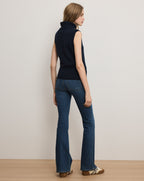 Veronica Beard Mazzy Cashmere Sleeveless Sweater - Navy