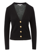 Veronica Beard Solene Cashmere Cardigan - Black