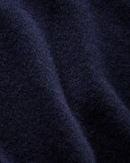 Veronica Beard Nelia Cashmere Pullover | Button Accent - Navy