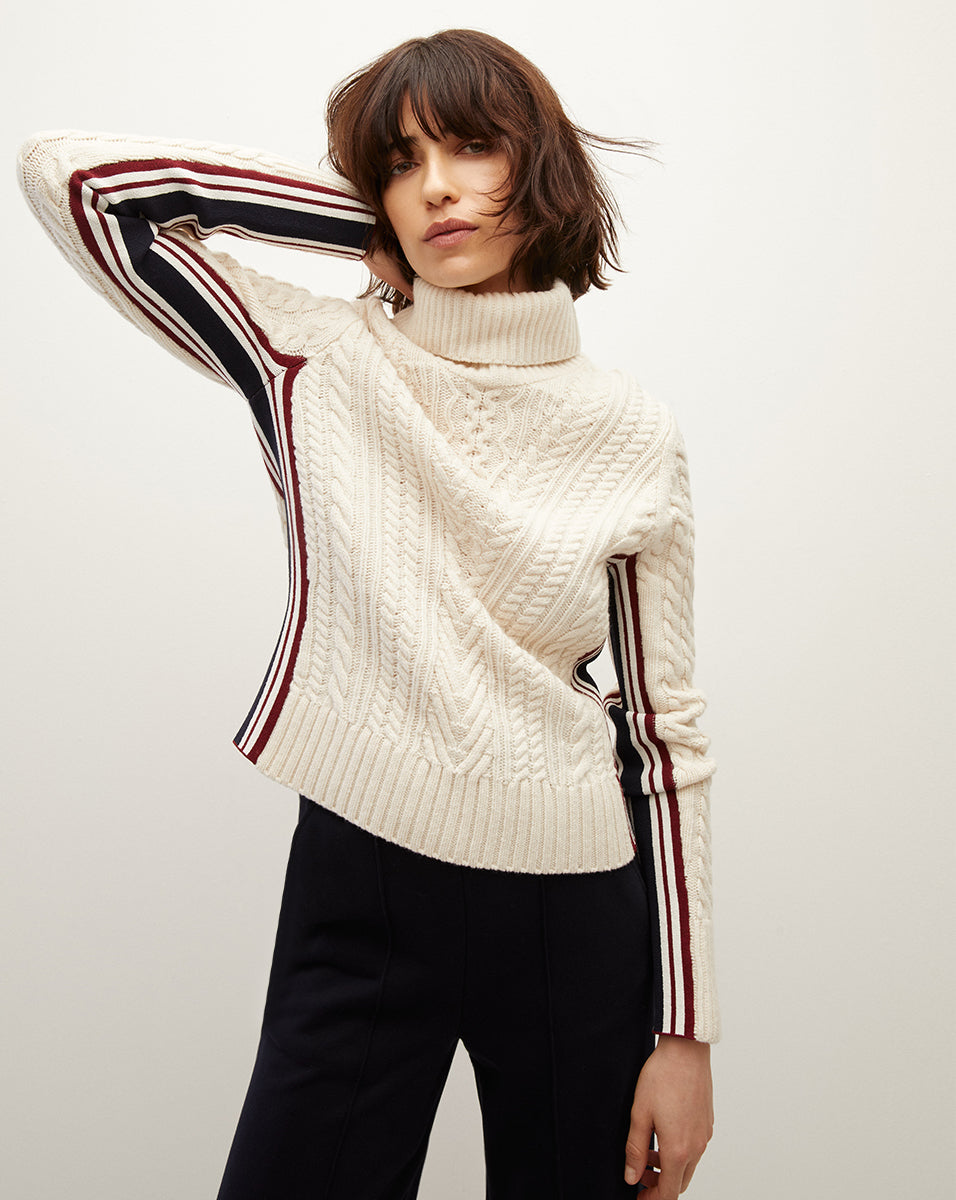 Maril Lambswool Turtleneck Sweater | Veronica Beard