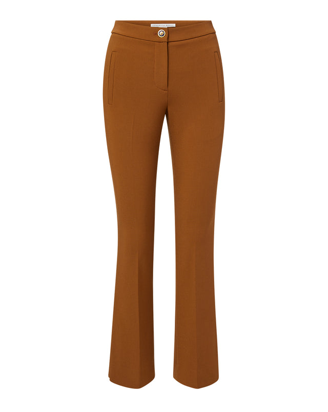 arkitaip - The Wabi Pleated Linen Trousers in ochre | arkitaip
