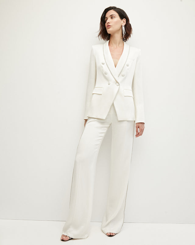 Millicent Evening Pant - Winter White - 1