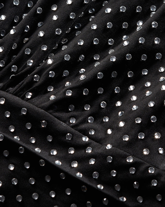 Jessel Crystal-Embellished Dress - Black - 3