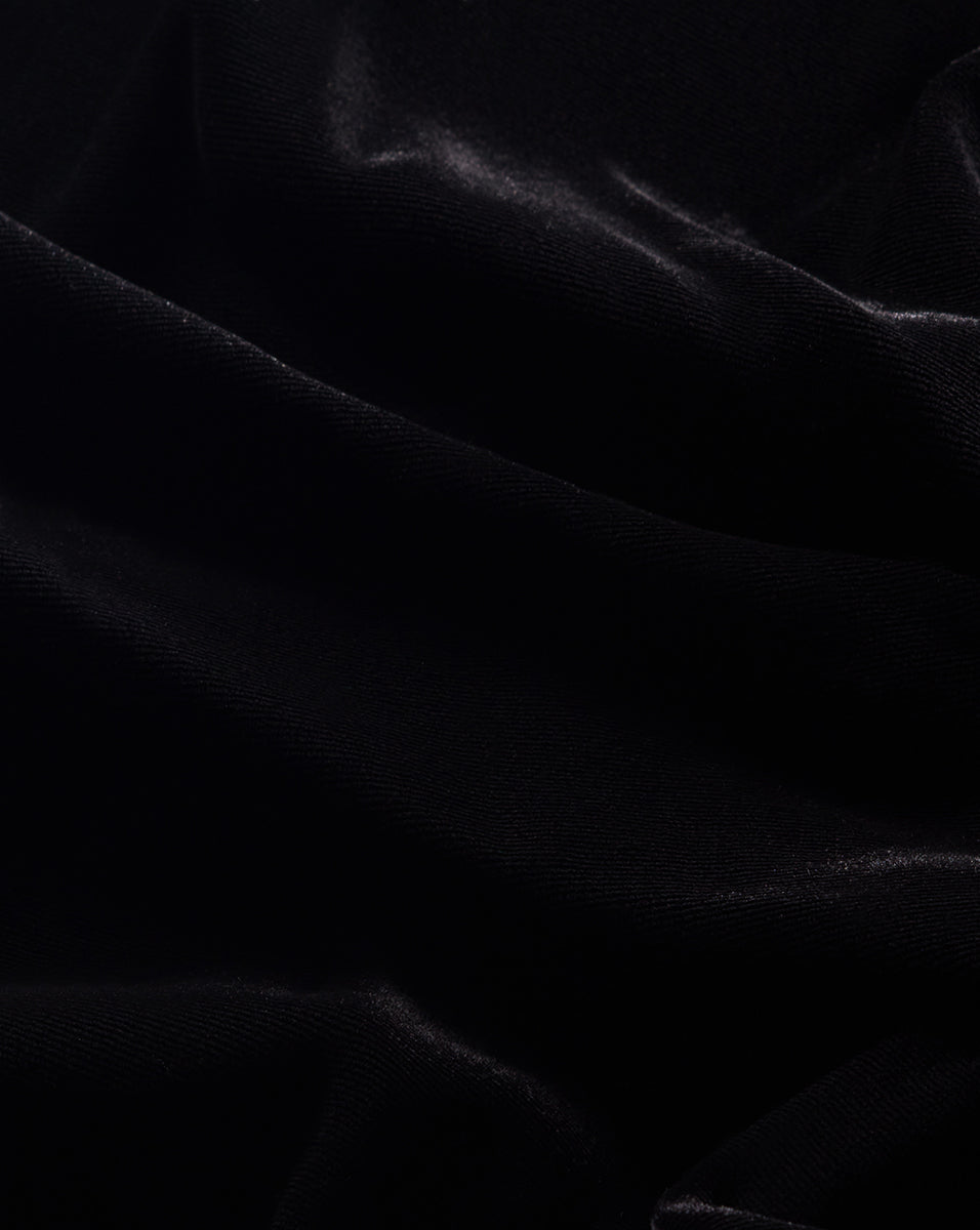 Tristana Long-Sleeve Stretch Velvet Dress | Veronica Beard