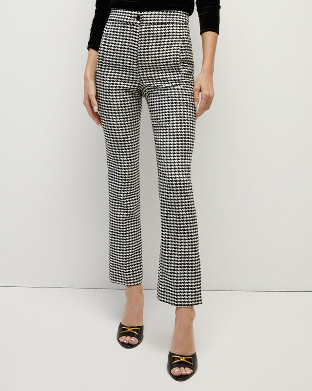 Arte High-Rise Houndstooth Pant