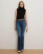Veronica Beard Mazzy Cashmere Sleeveless Sweater - Black