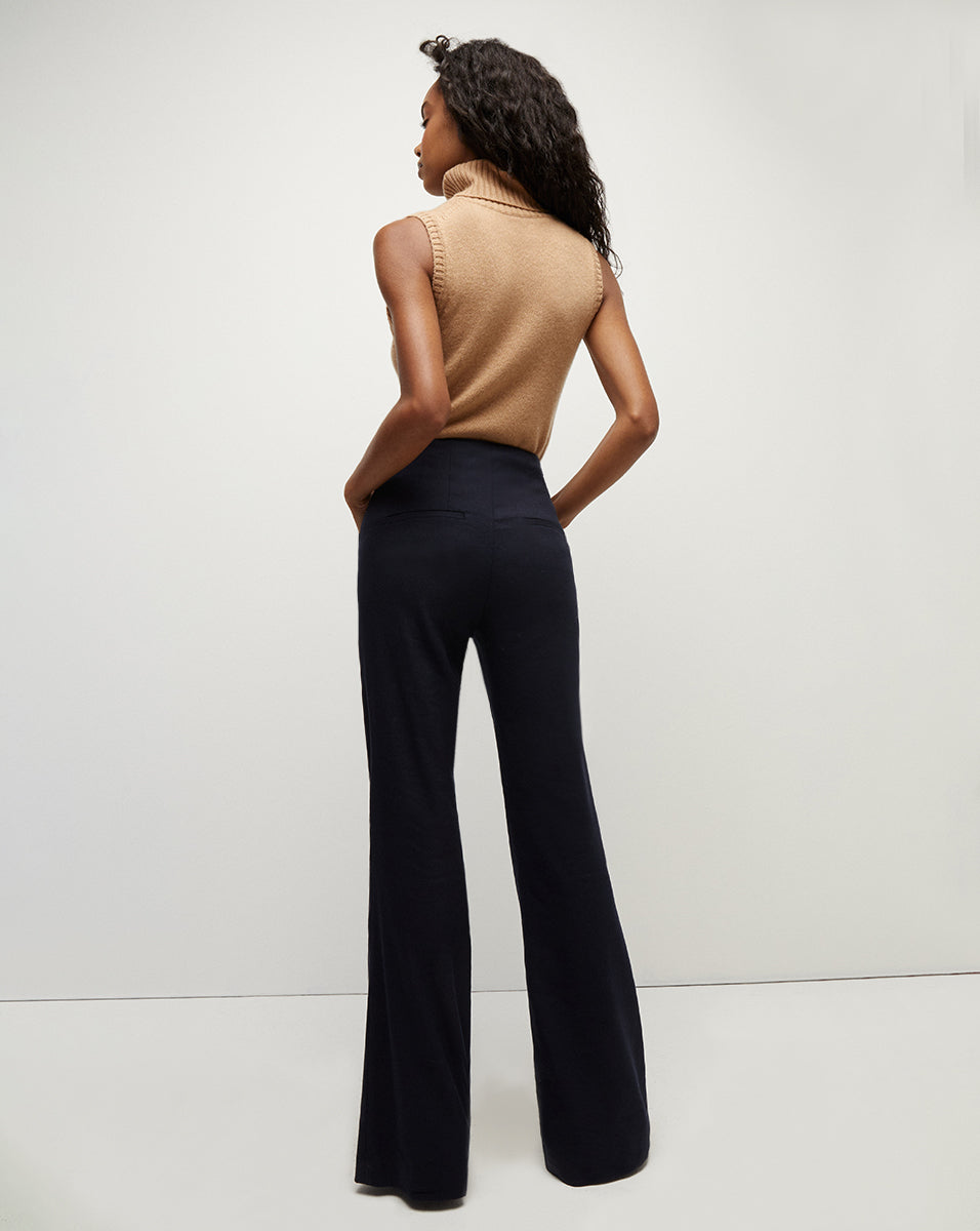 Komi Linen Blend Pant | Center Seam Pants | Veronica Beard