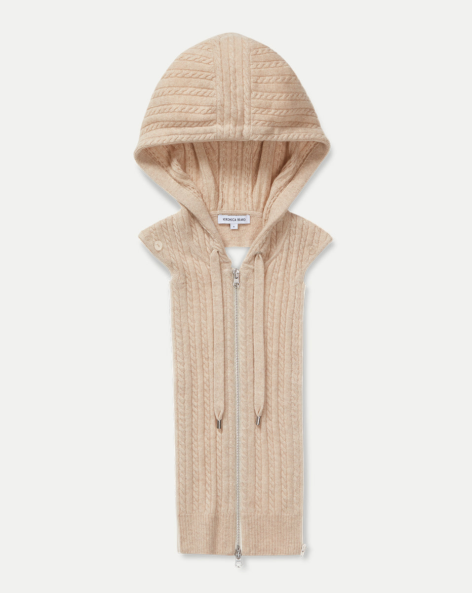 Bunny Cashmere Hoodie Dickey | Veronica Beard