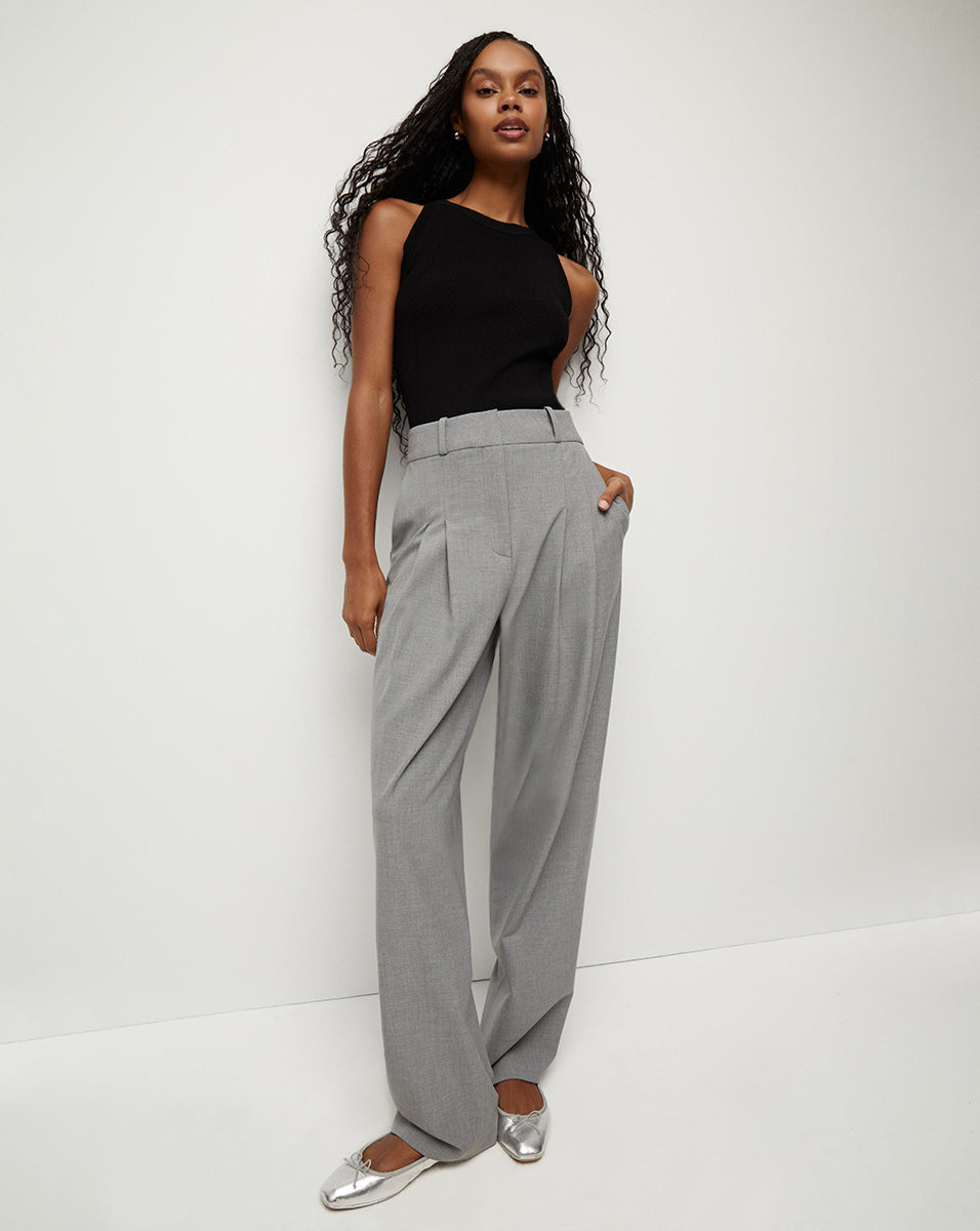 Legarde Relaxed-Fit Suit Pant | Veronica Beard