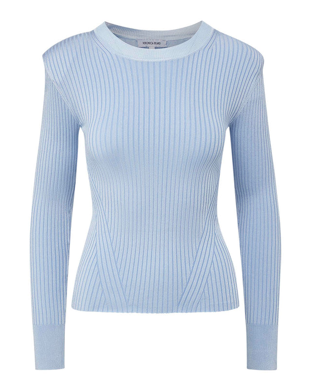 Acara Ribbed Pullover - Ice Blue - 6