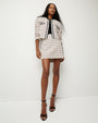 Ohemia Graphic Tweed Miniskirt