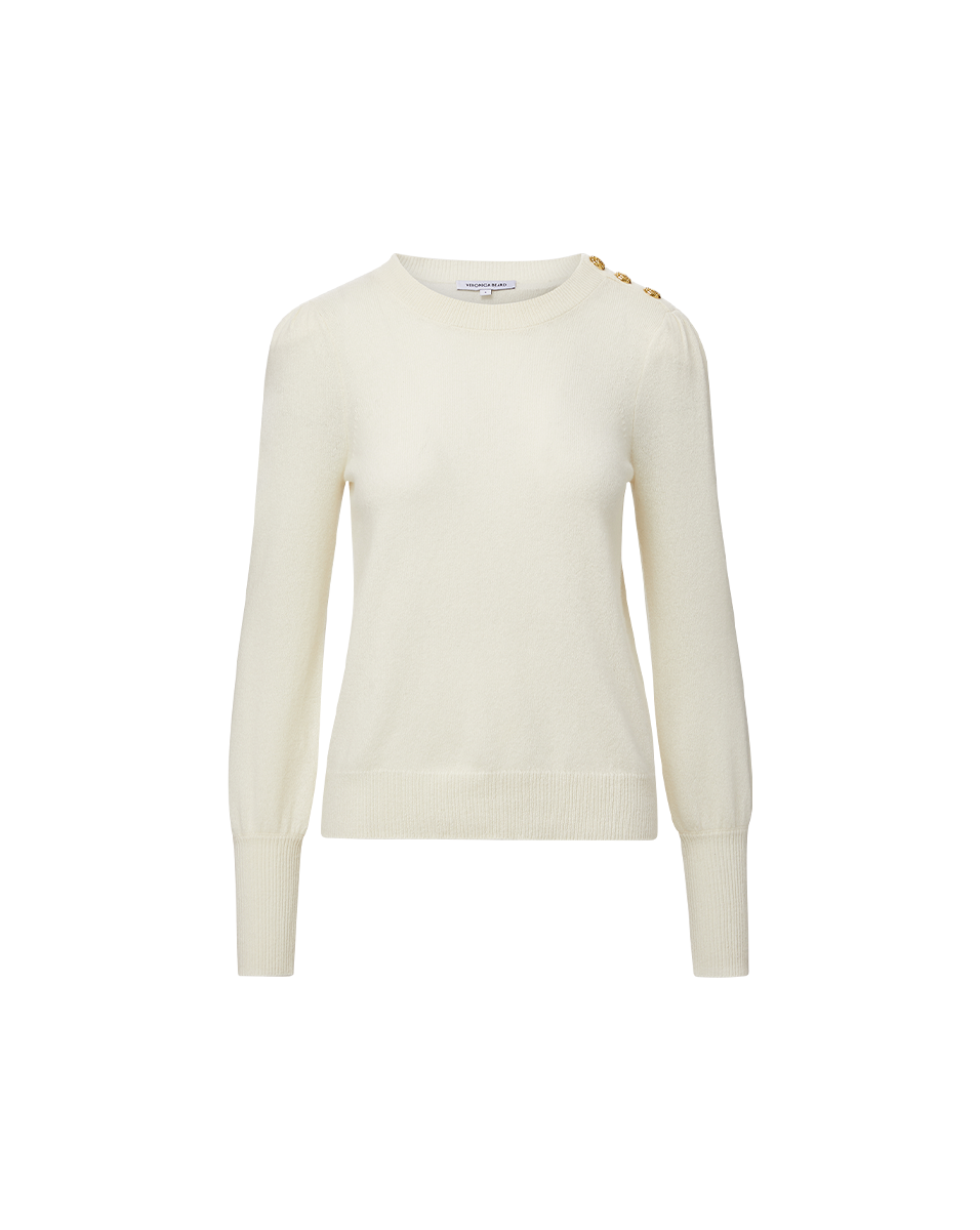 VERONICA BEARD NELIA purchases CASHMERE PULLOVER Oatmeal Sweater With Tags