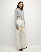Veronica Beard Cheshire Cashmere Cardigan - Heather Grey
