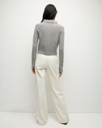 Veronica Beard Cheshire Cashmere Cardigan - Heather Grey