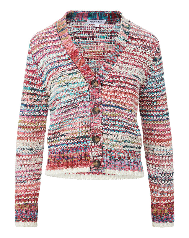 Veronica Beard // Multicolour Wool Striped Cardigan – VSP Consignment