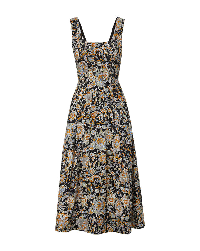 Jolie Paisley-Print Dress
