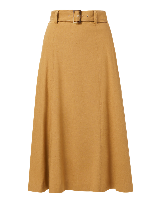 Arwen Stretch-Linen Skirt