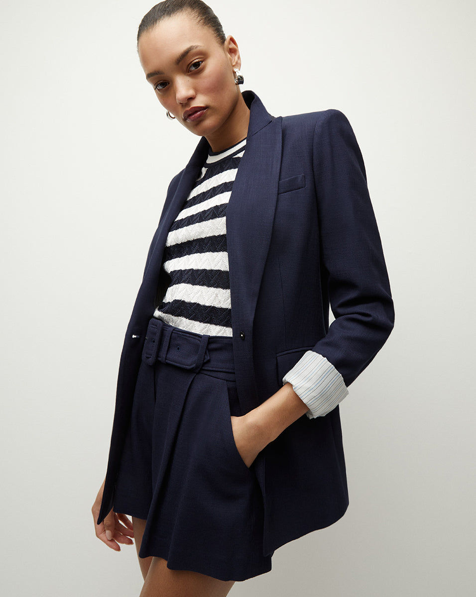 Obie Dickey Jacket in Marine | Veronica Beard