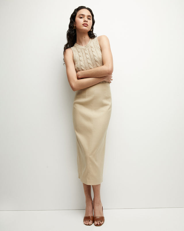 Kimpton Stretch-Linen Skirt