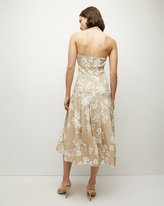 Amalia Stretch-Linen Dress