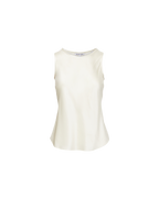 Veronica Beard Sabrina Stretch-Silk Tank - Ivory