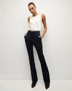 Veronica Beard Sabrina Stretch-Silk Tank - Ivory