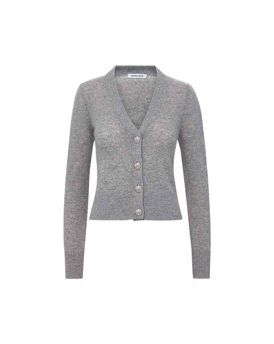 R+A Veronica Sweater in Rhino Gray Size Small outlet 100% Cashmere Cardigan Retail $495