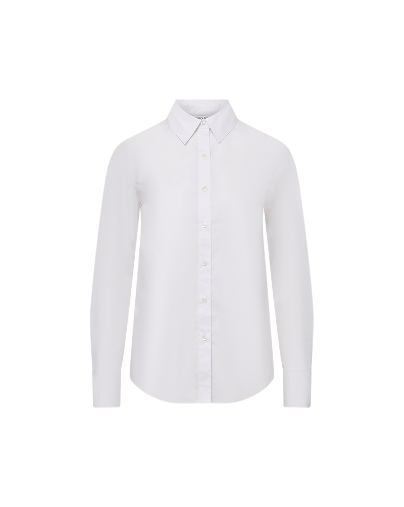 Veronica Beard Marisol Button-Down Shirt - White