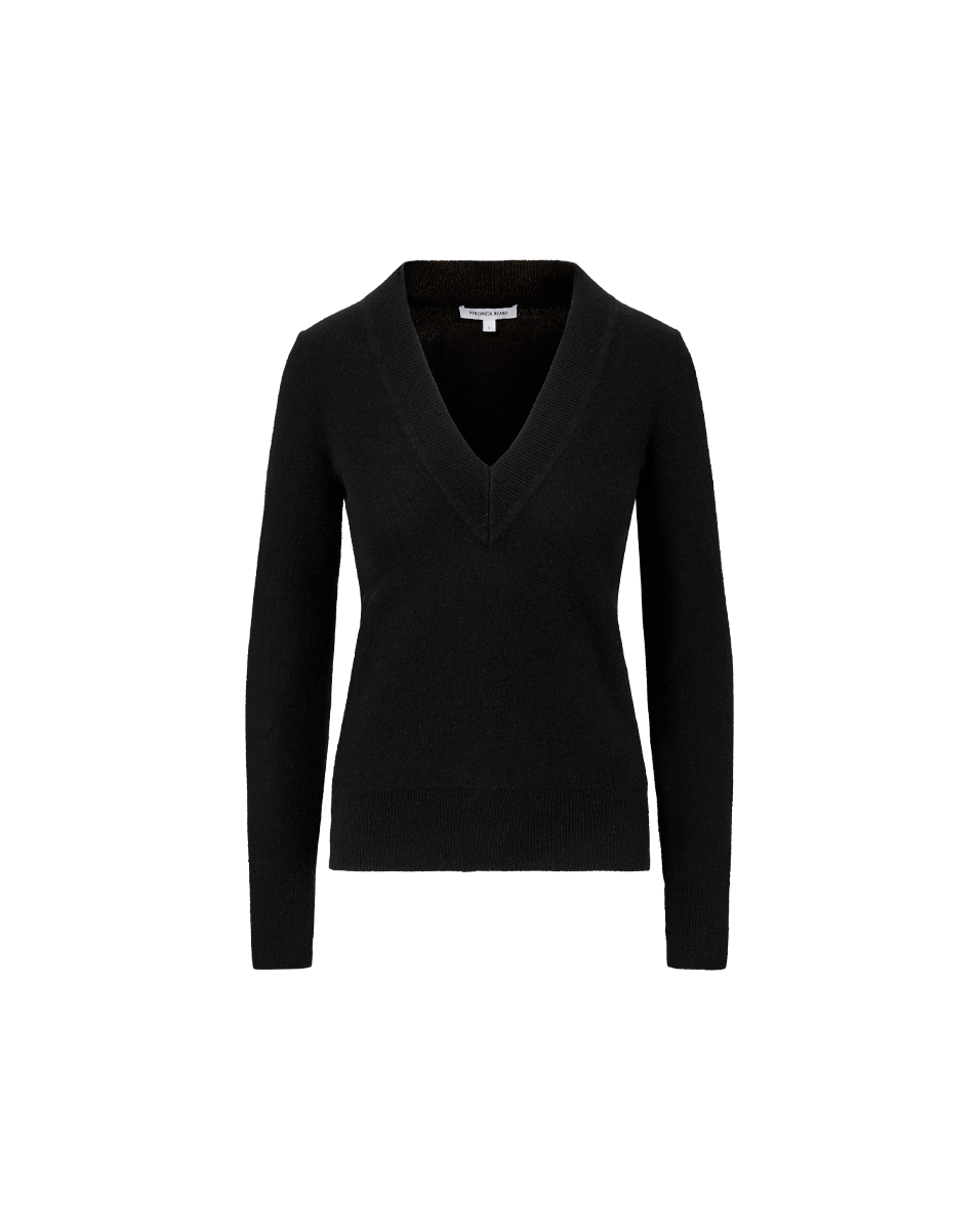 Veronica Beard Coleta Cashmere Sweater - Black