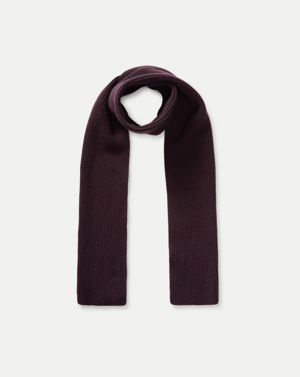 Cashmere Scarf in Dark Chocolate | Veronica Beard