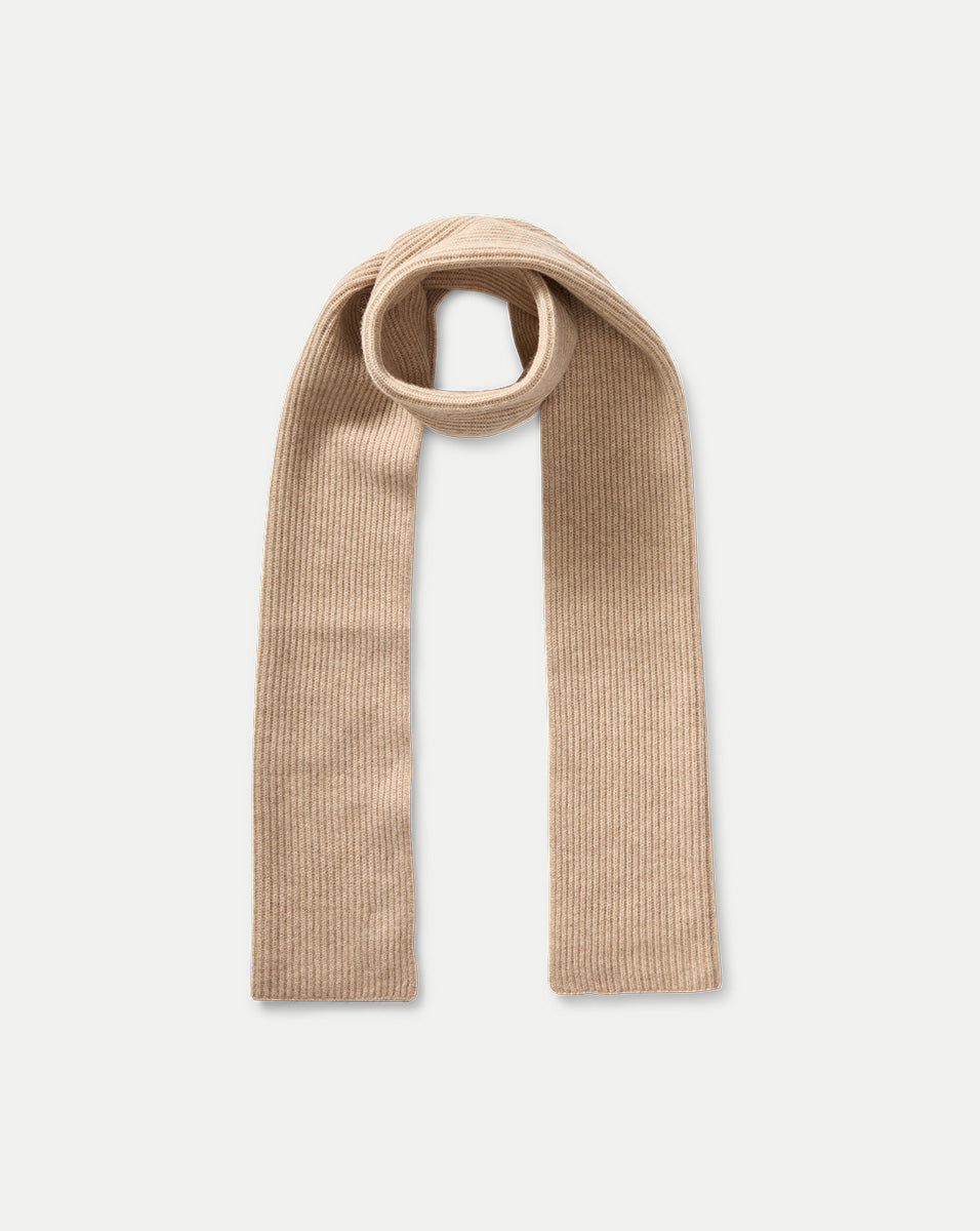 Cashmere Scarf in Oatmeal | Veronica Beard