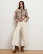 Veronica Beard Sariyah Knit Jacket - Red Multi
