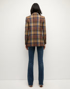 Veronica Beard Oria Wool Dickey Jacket - Russet Multi