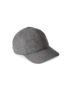 Veronica Beard Flannel Baseball Cap - Heather Grey