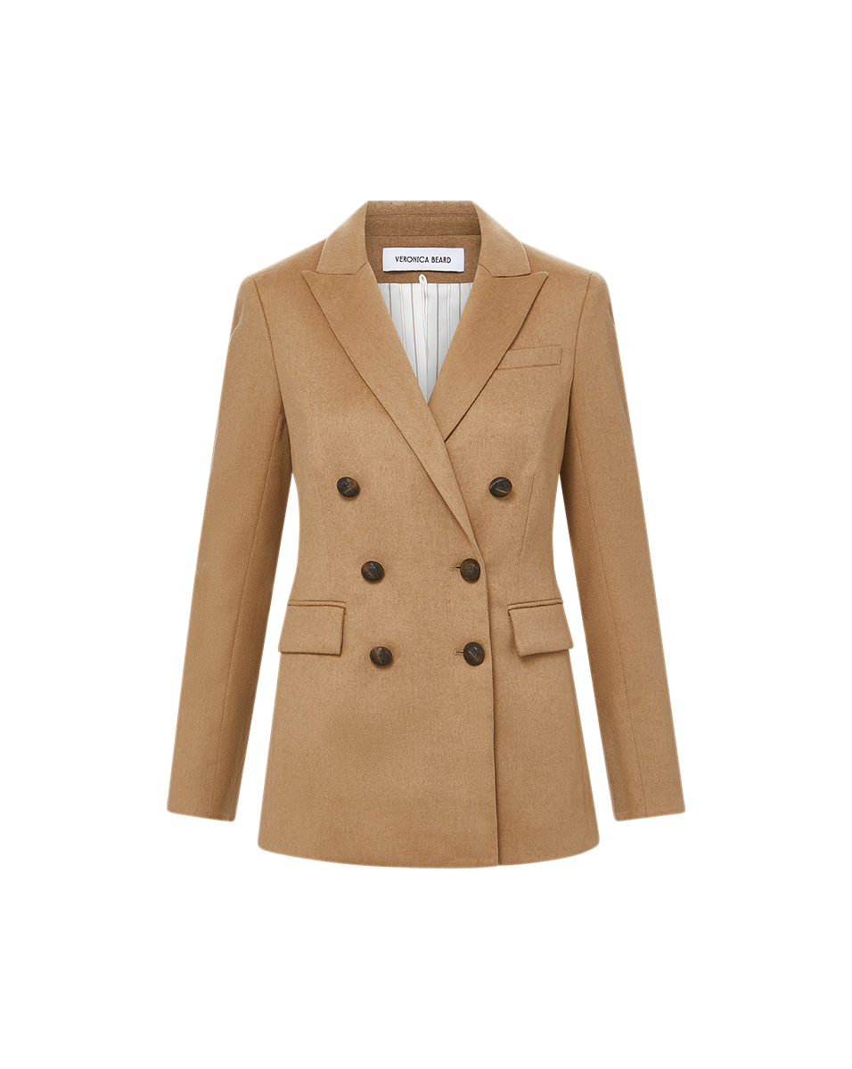 Veronica Beard Ellette Italian Camel Hair Dickey Jacket - Camel