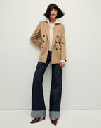 Veronica Beard Ellette Italian Camel Hair Dickey Jacket - Camel