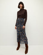 Veronica Beard Kenzie Mid-Heel Tall Boot - Cedar