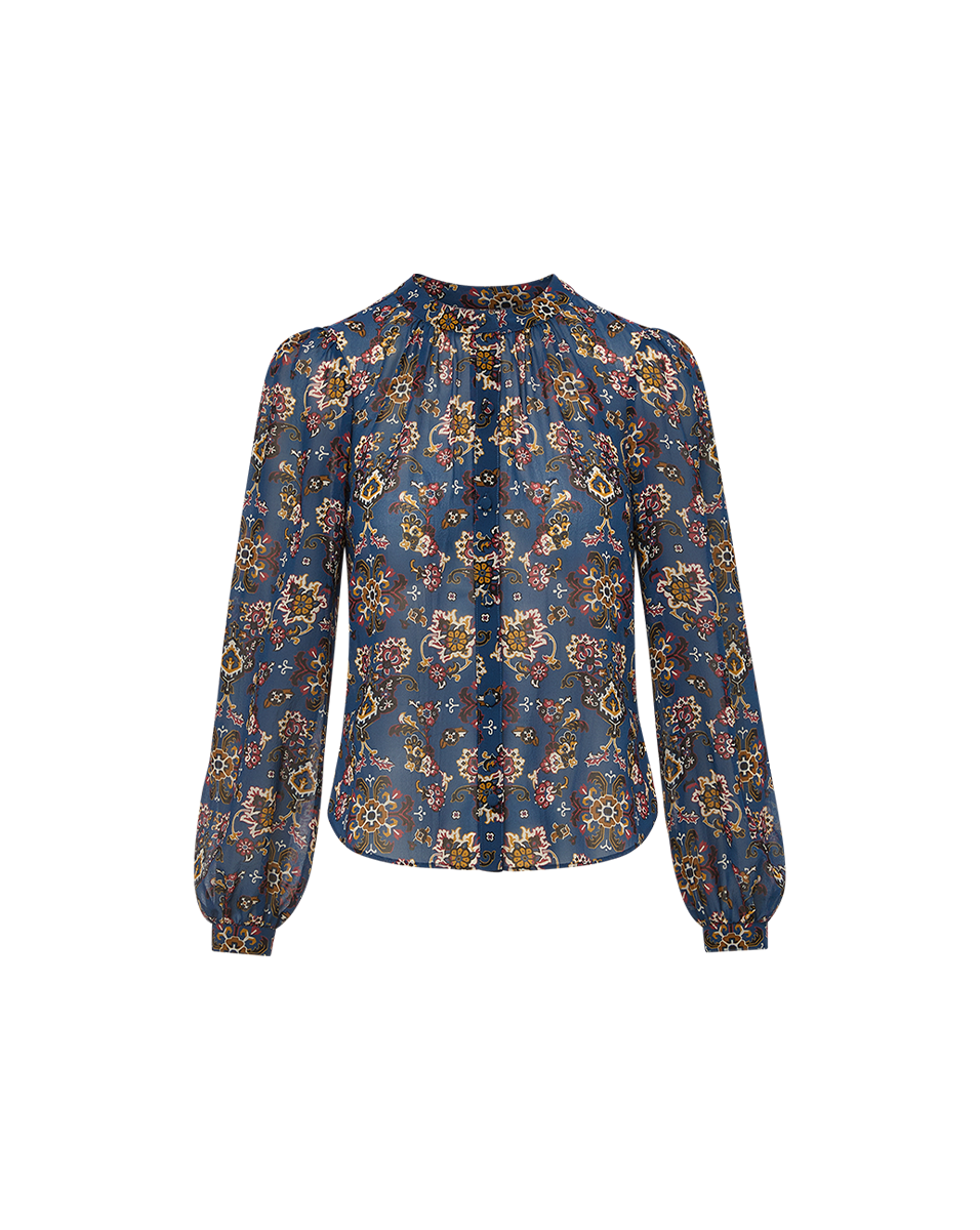 Veronica 2024 Beard Floral Silk blouse