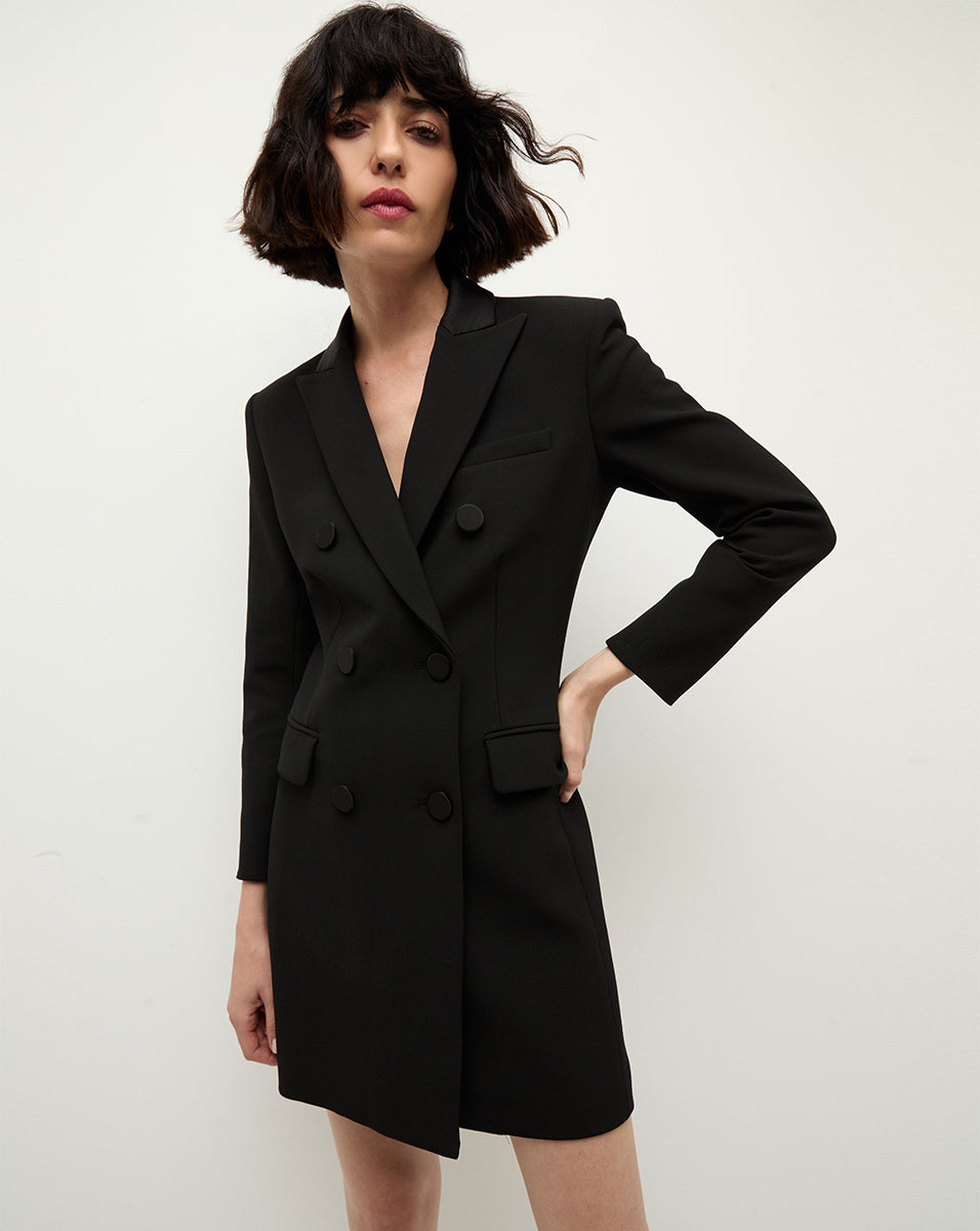 Elianna Blazer Dress in Black | Veronica Beard