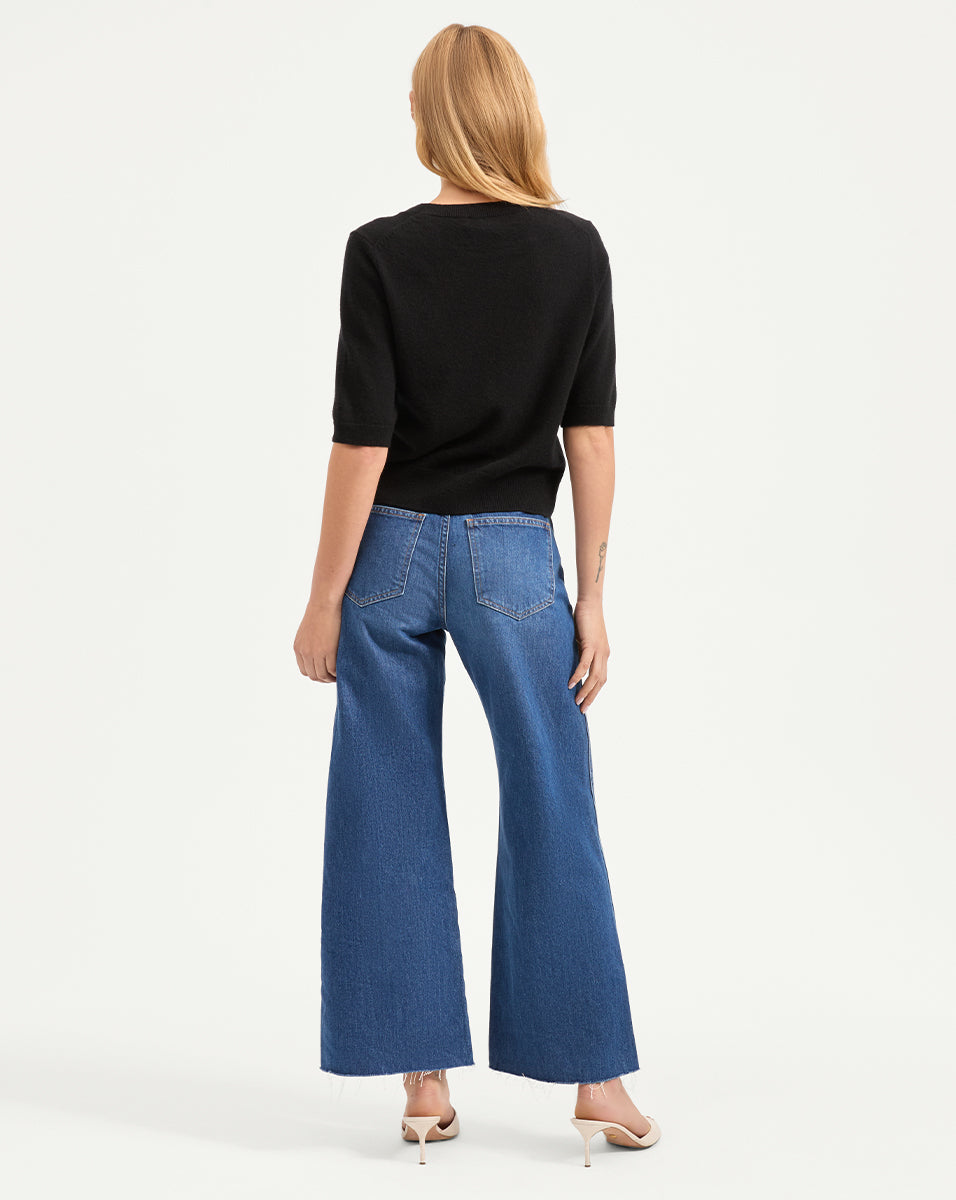 Veronica Beard Shana Cashmere Sweater - Black