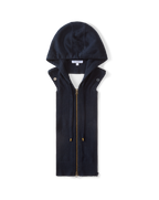 Veronica Beard Cashmere Hoodie Dickey Navy