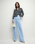 Veronica Beard Edia Pant - Blue Sky