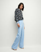 Veronica Beard Edia Pant - Blue Sky