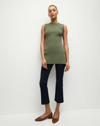 Veronica Beard Semma Rib-Knit Tank