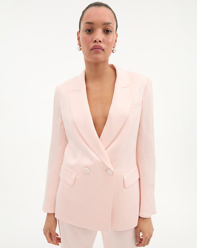 Veronica Beard Sevyn Jacket - Pink Shell